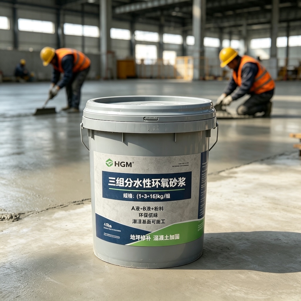 阆中三组份水性环氧砂浆